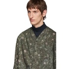 Lemaire Green Sunspel Edition V-Neck Shirt