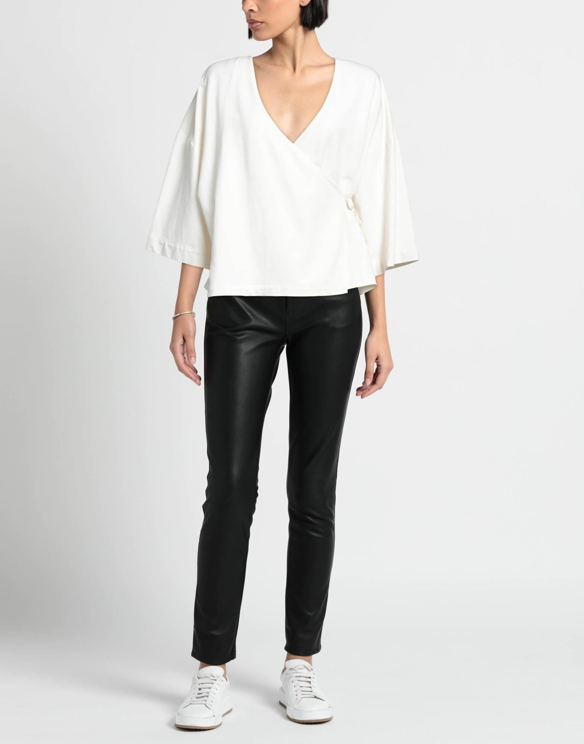 Alessia Santi Womens Sweatshirt Ivory