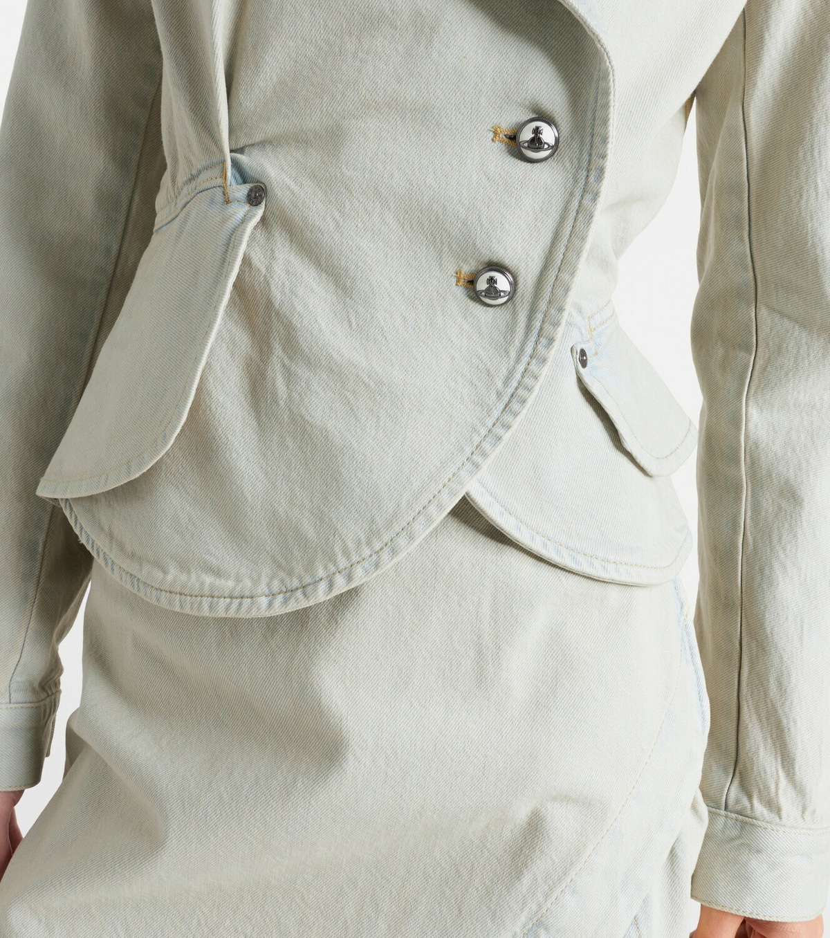 Vivienne Westwood Stormy faded denim jacket