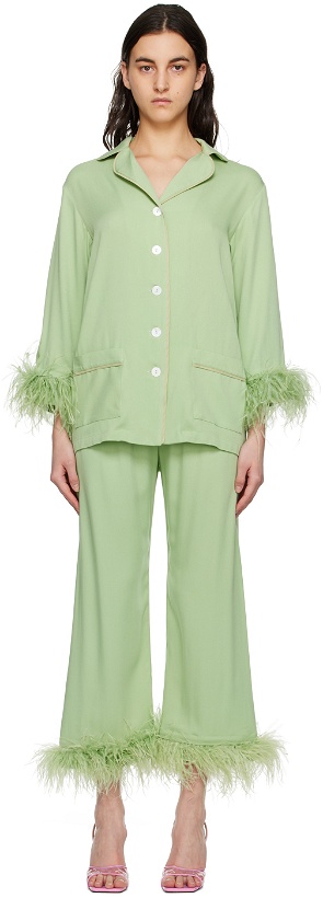 Photo: Sleeper Green Party Pyjamas Set