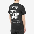 The North Face Men's Coordinates T-Shirt in Tnf Black