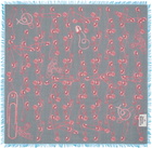 Vivienne Westwood Gray Safety Pin Pocket Square
