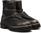 424 Black Marathon Boots