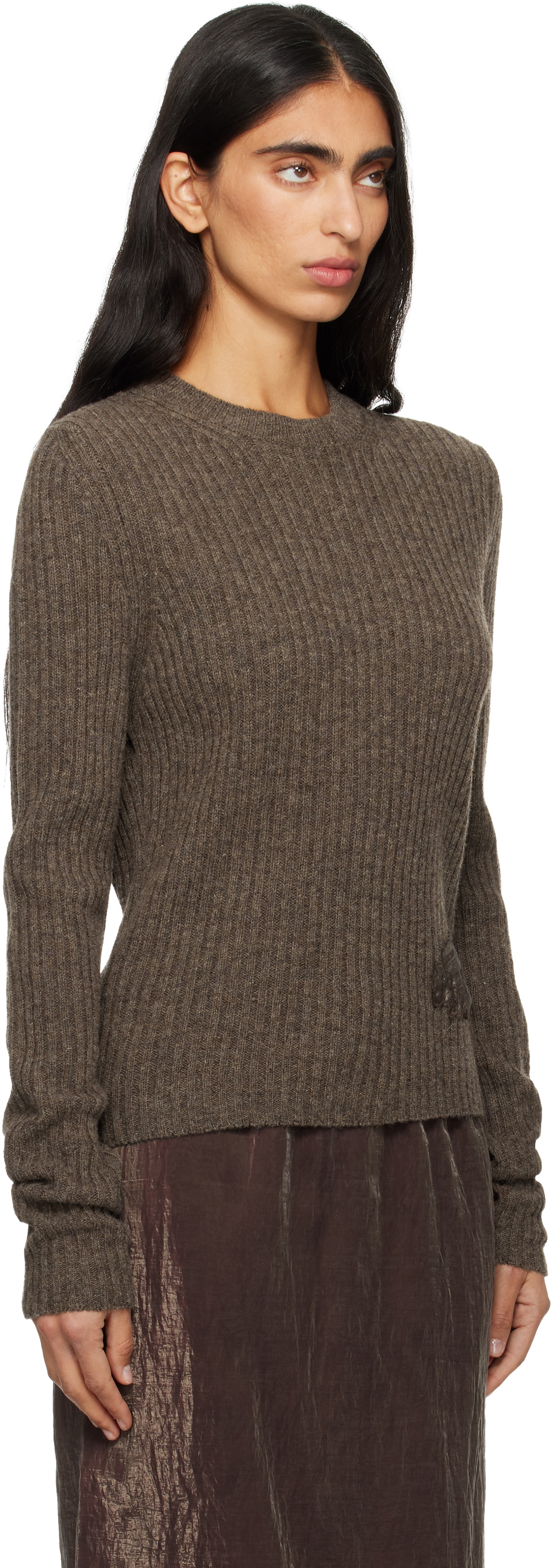 Cecilie Bahnsen Brown Blas Sweater