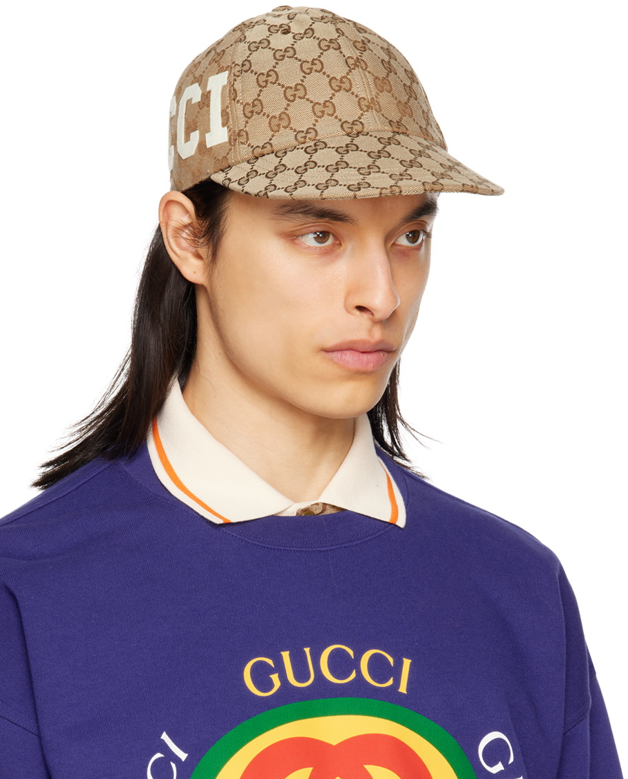 Gucci Brown Logo Cap Gucci