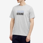 Maison Kitsuné Men's Surf Club Comfort T-Shirt in Light Grey Melange