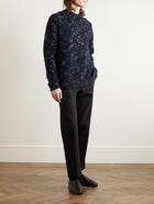 Acne Studios - Kristova Brushed Jacquard-Knit Sweater - Blue