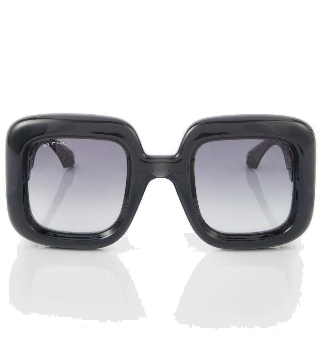 【送料&関税込】ETROPAISLEY Sunglasses - Unisex ETRO Paisley round-frame Sunglasses | Black | FARFETCH