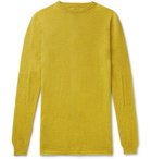 Rick Owens - Biker Slim-Fit Knitted Sweater - Yellow