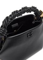 Ganni Bou Mini Leather top Handle bag - Black - One Size