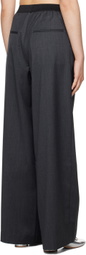 Kika Vargas Gray Pleated Trousers