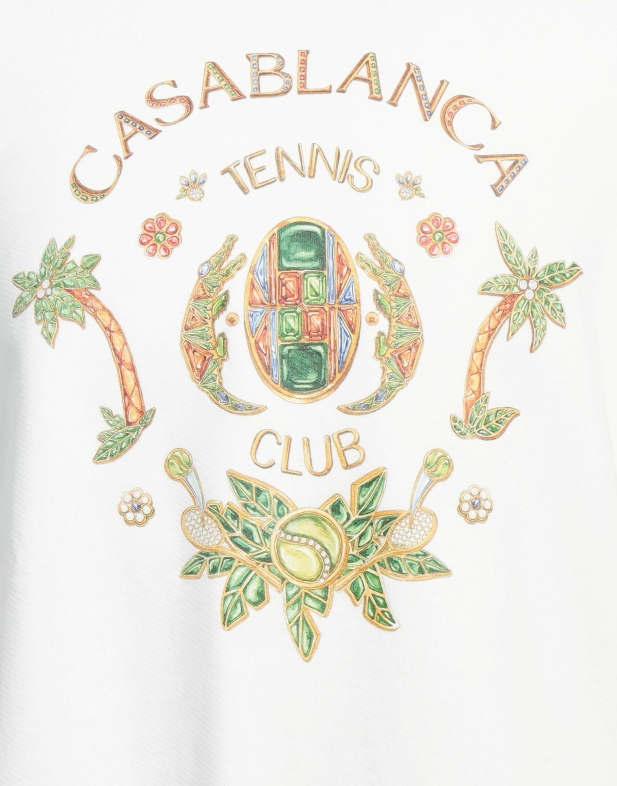 Casablanca Mens Sweatshirt in White