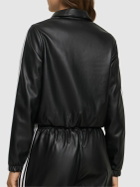 ADIDAS ORIGINALS Firebird Faux Leather Track Top