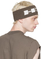 Rick Owens DRKSHDW Gray 'HRDR' Headband