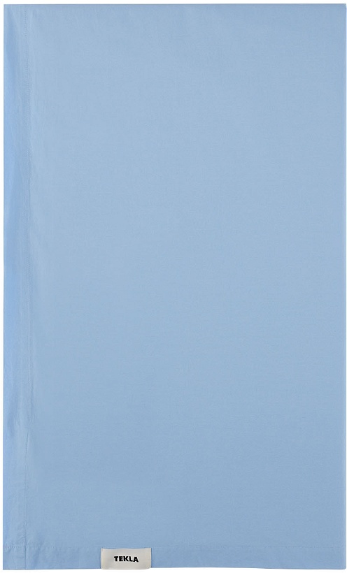 Photo: Tekla Blue Percale Flat Sheet