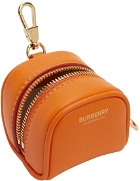Burberry Orange Cube Bag Charm Keychain