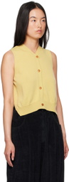 Cordera Yellow Merino Wool Vest