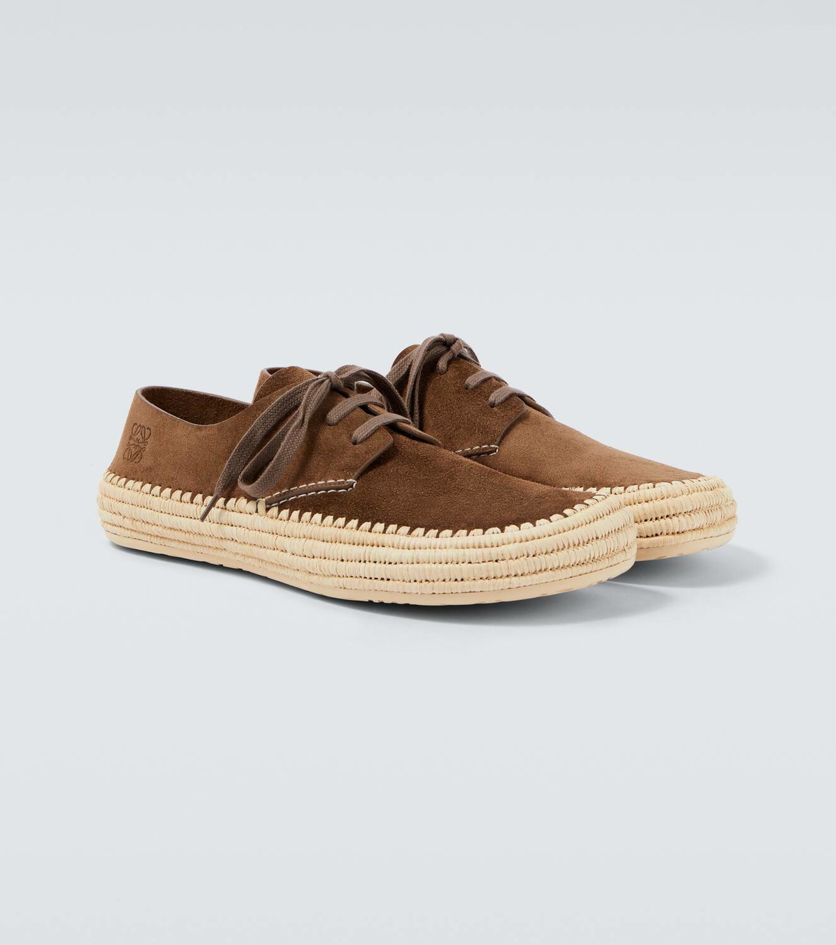 Loewe Rio suede lace-up shoes