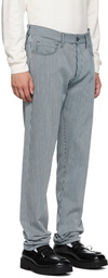 Gabriela Hearst Navy & White Austin Trousers