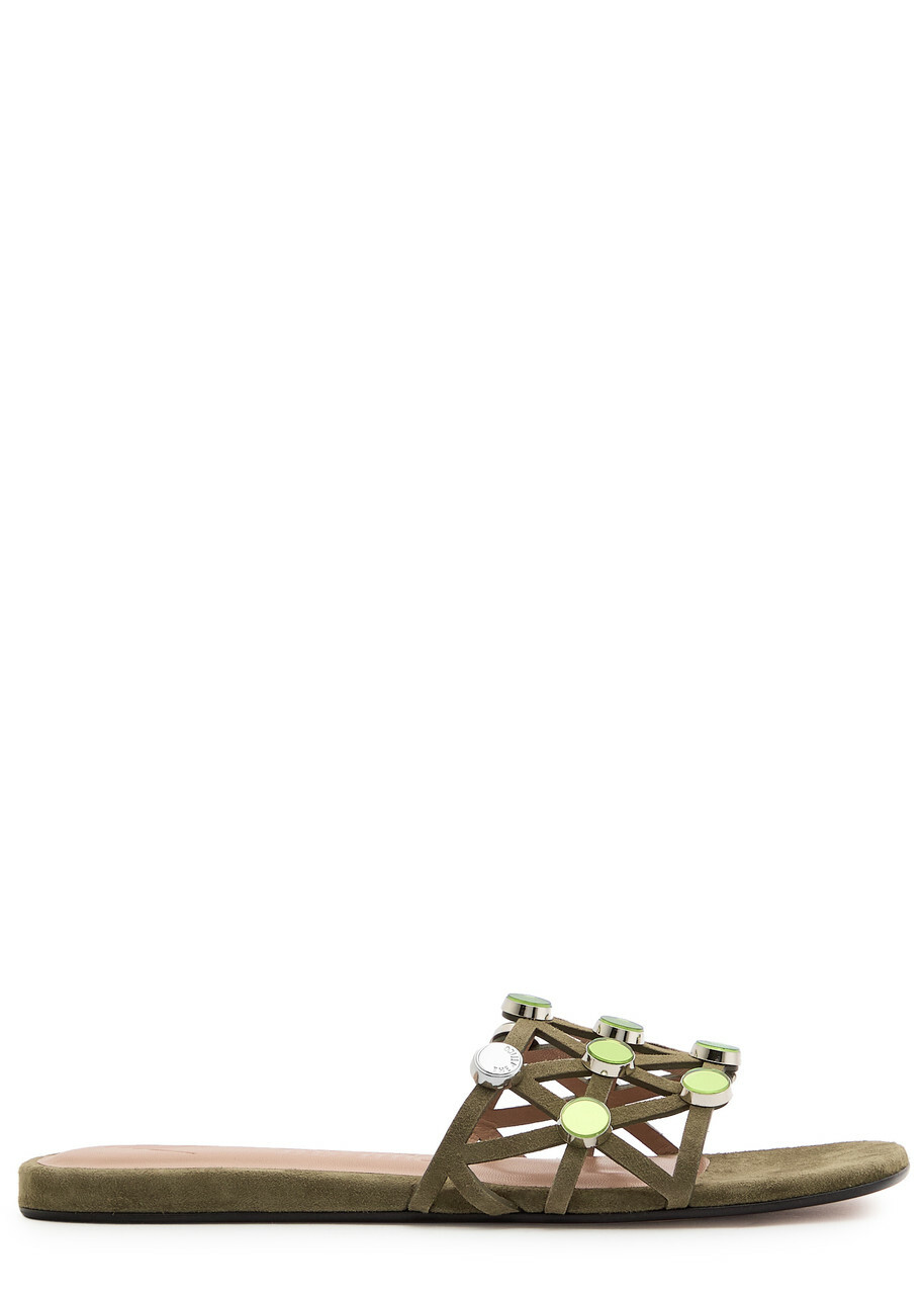The Attico - Nanci embellished PVC mules The Attico