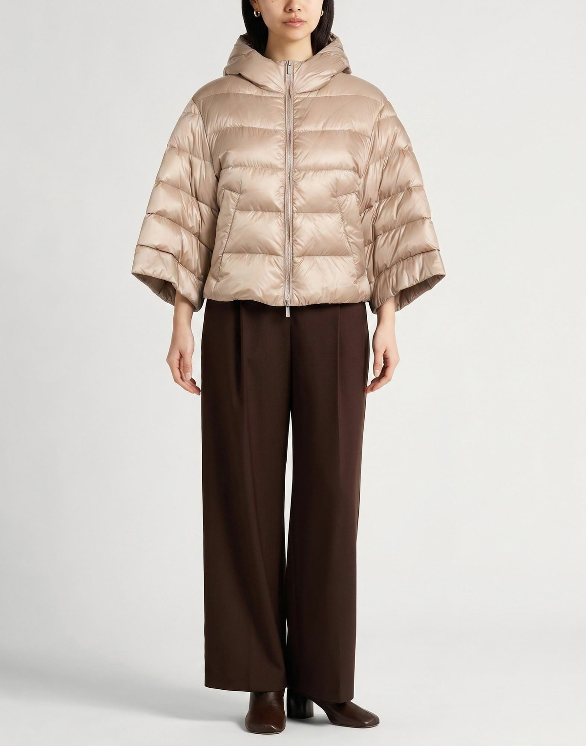 Peserico Womens Puffer in Beige