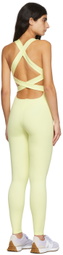 HÉROS SSENSE Exclusive Yellow Stretch Italian Scuba Jumpsuit