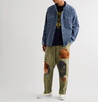 Billionaire Boys Club - Button-Down Collar Logo-Embroidered Cotton-Corduroy Shirt - Blue