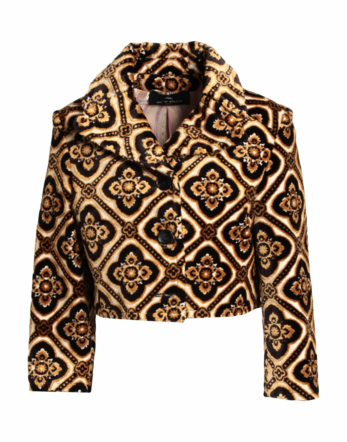 Etro Womens Blazer Dark in Brown