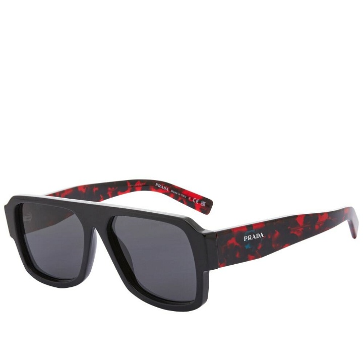 Photo: Prada Eyewear Men's PR 22YS Sunglasses in Black