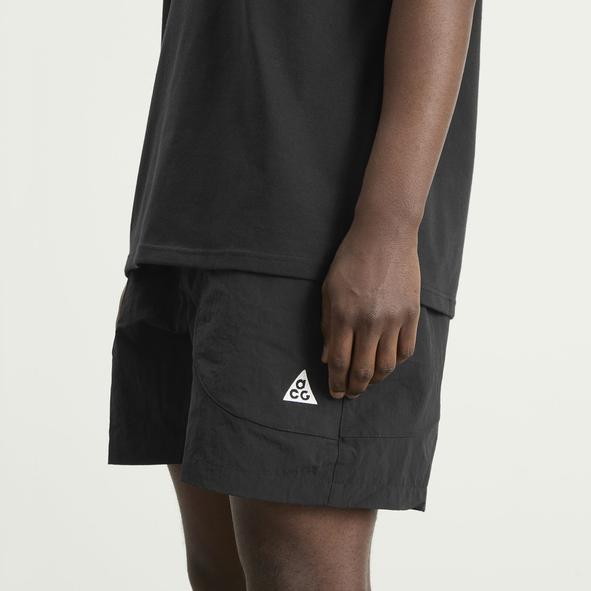 Nike Men's ACG Dolomiti Shorts in Black/Black/Summit White