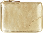 Comme des Garçons Wallet Logo Detail Flat Leather Pouch