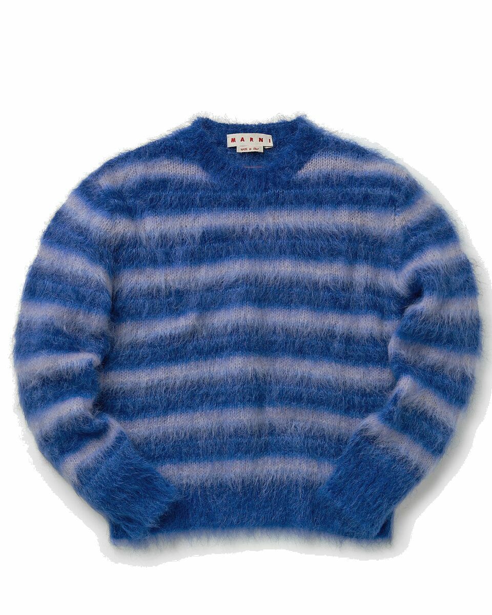 Photo: Marni Crew Neck Sweater Blue - Mens - Pullovers