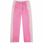 Heron Preston Women's Gradient Denim Carpenter Jeans in Pink