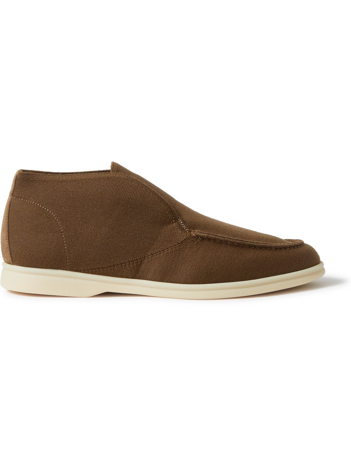 Loro Piana - Open Walk Wish Wool Desert Boots - Brown Loro Piana