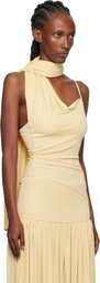 Aya Muse Yellow Asymmetrical Scarf Camisole