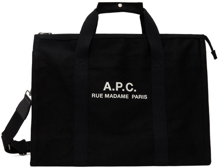 Photo: A.P.C. Black Recuperation Gym Weekender Bag