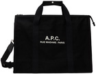 A.P.C. Black Recuperation Gym Weekender Bag