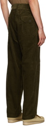 Engineered Garments Green Carlyle Trousers