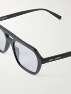 SAINT LAURENT - Aviator-Style Acetate Sunglasses