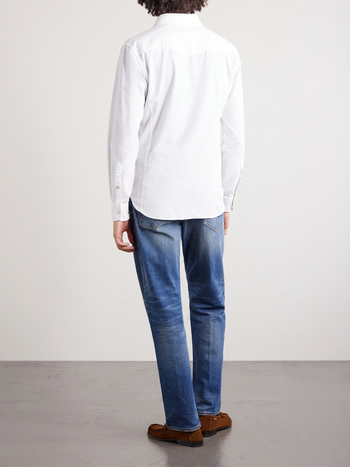 TOM FORD - Cotton-Corduroy Shirt - White
