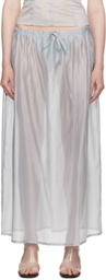 BELLE Gray Rhea Maxi Skirt