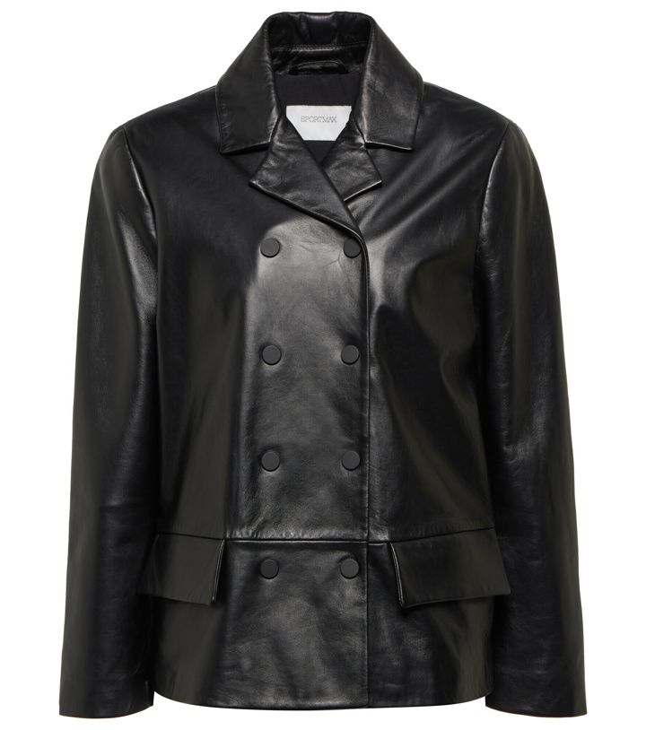 Photo: Sportmax - Peana nappa leather jacket