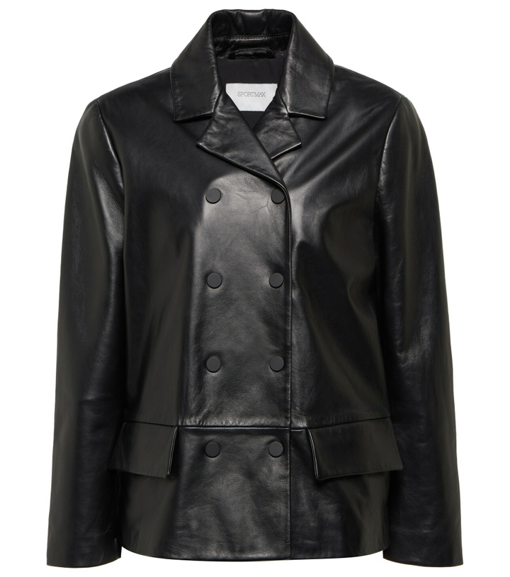 Photo: Sportmax - Peana nappa leather jacket