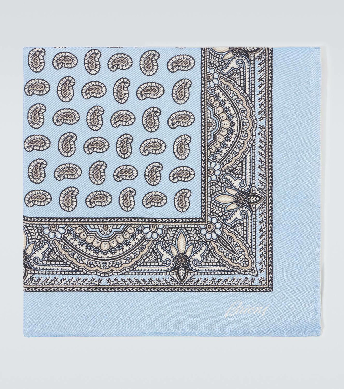 Brioni Silk pocket square
