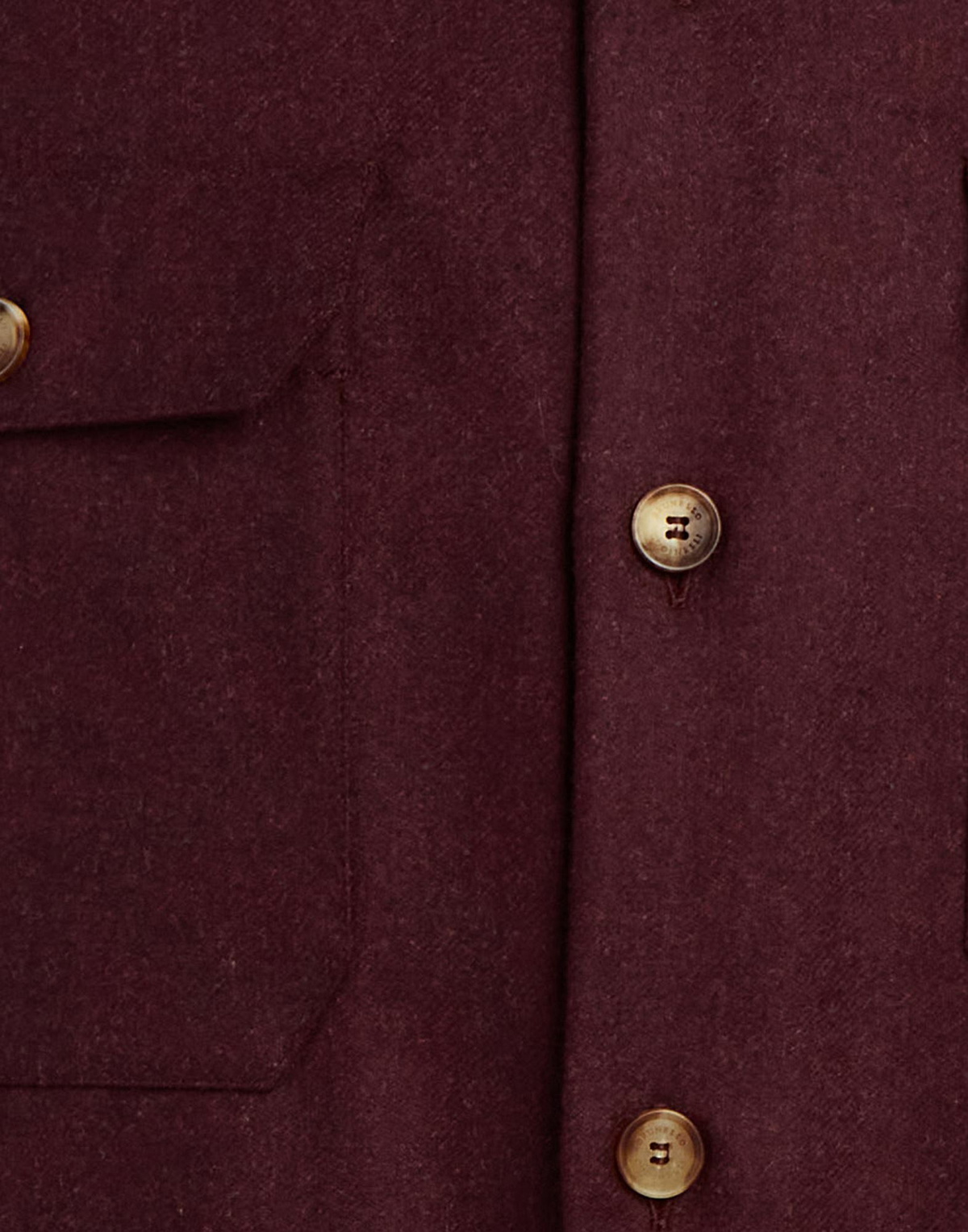 Brunello Cucinelli Mens Shirt Burgundy