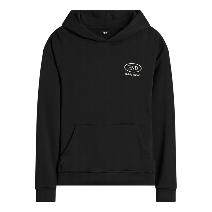Photo: END. Worn Established Hoodie in Cinder Black