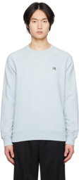 Maison Kitsuné Blue Fox Head Sweatshirt
