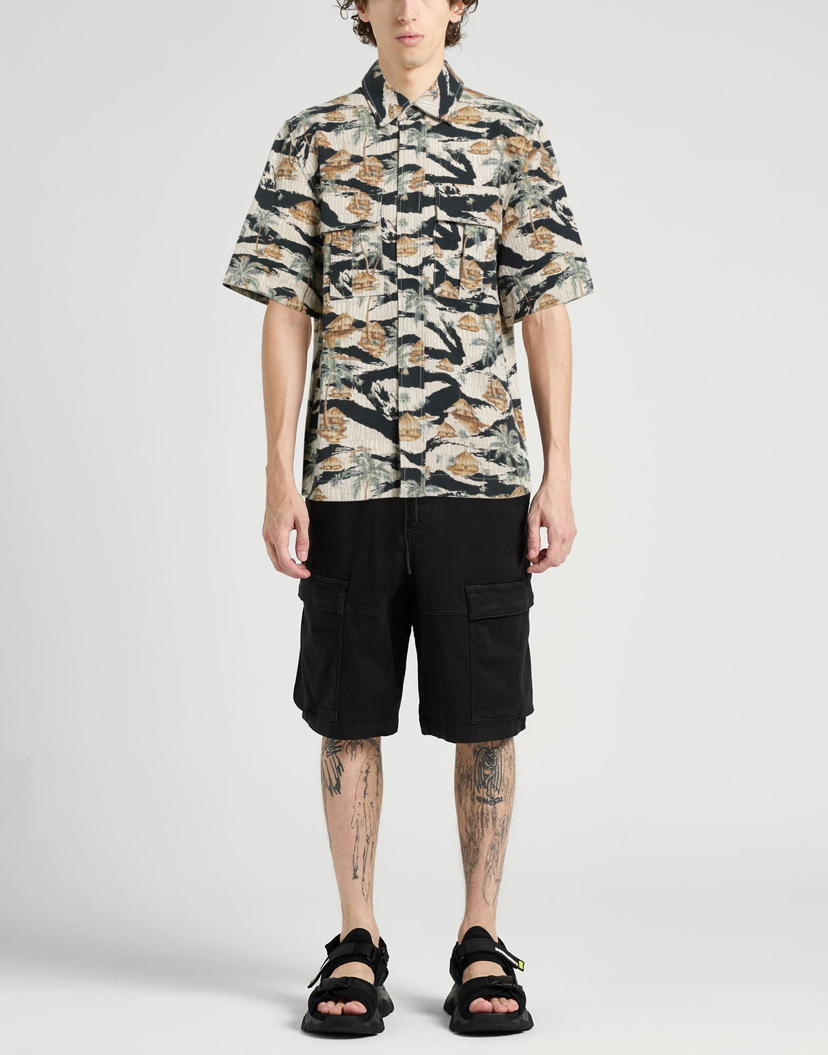 Amiri Mens Shirt in Sand