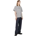 MM6 Maison Margiela Gray Cotton Jersey T-shirt