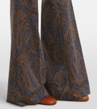 Etro Paisley flared pants